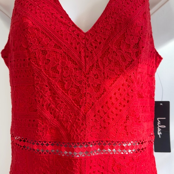 Red Lace Dress - Picture 7 of 7